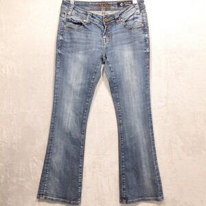 Rock & Roll Denim Womans Rival Low Rise Blue Jeans Sz.28x30/Cowgirl/Western